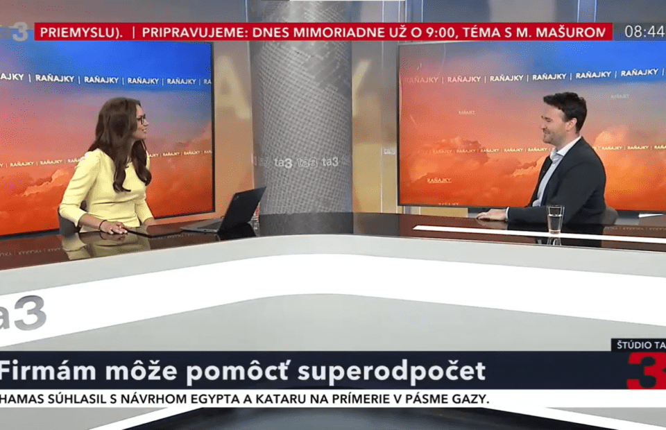 Marek Repko z Ayming Slovensko hosťom televízie TA3