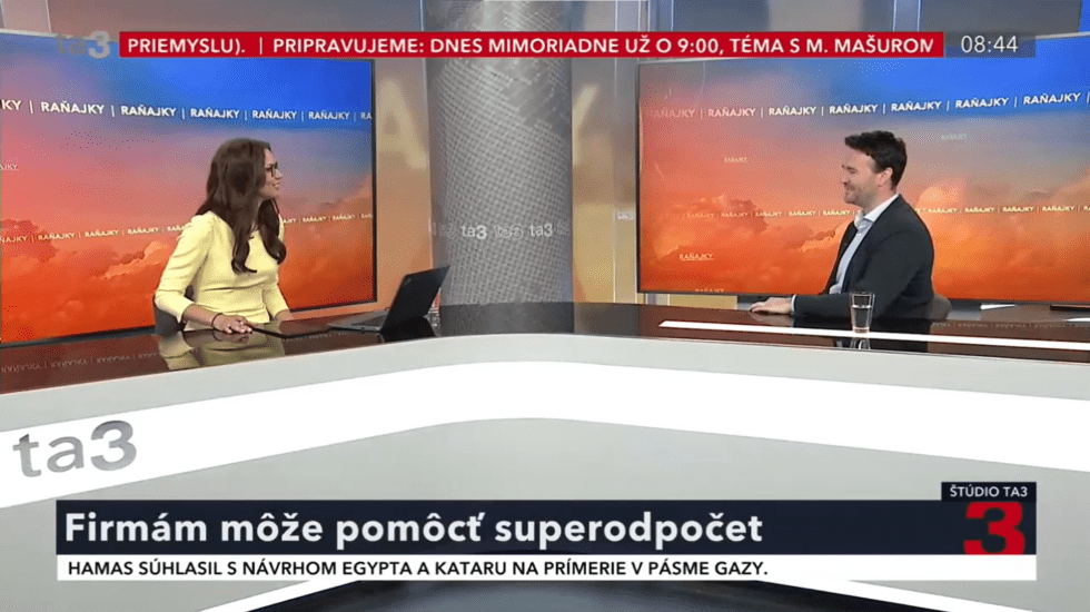 Marek Repko z Ayming Slovensko hosťom televízie TA3