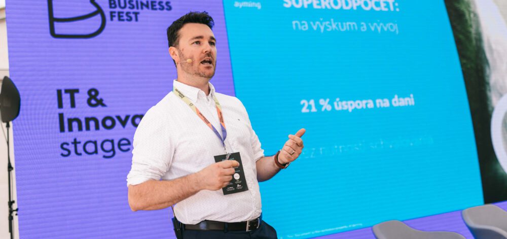Marek Repko prezentuje superodpočet na Forbes Business Fest 2024